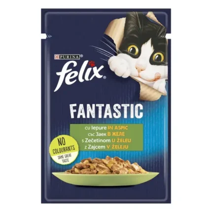 Purina Felix Fantastic пауч за котки със заешко месо 85 гр