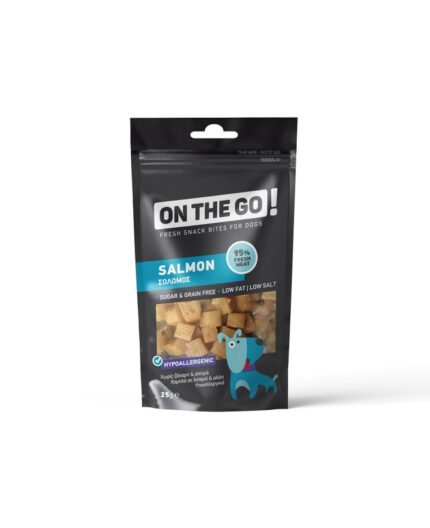 Pet Interest On The Go лакомство за кучета сьомга, 25 гр.