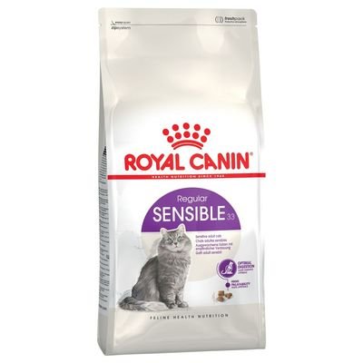 Royal Canin Sensible 33 суха храна за котки с чувствителен стомах, 2 кг.