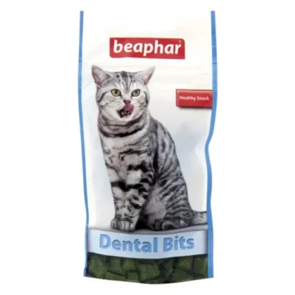 Beaphar Dental Bits - котешки хапки за чисти и здрави зъби, 35 гр.