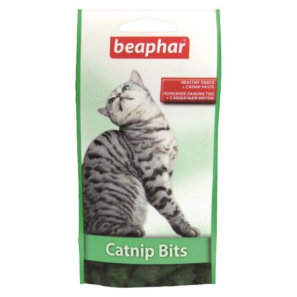 Beaphar Catnip Bits - хапки за котки с котешка трева, 35 гр