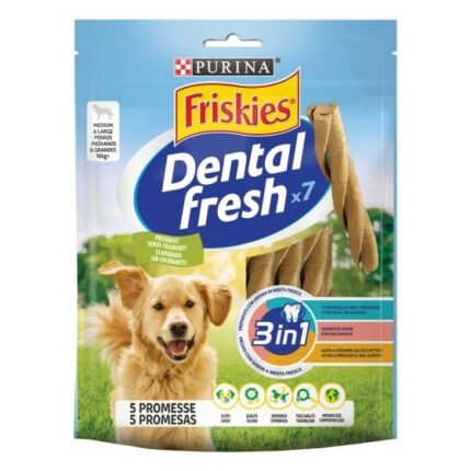 Purina Friskies Dental Fresh 3in1 дентални пръчки за кучета от средни и големи породи 180гр