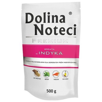 Dolina Noteci Premium пауч за кучета с пуешко, 500 гр