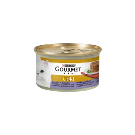 Purina Gourmet Gold консерва за котки с агне и зелен боб 85 гр