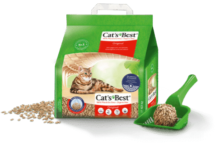 Натурална котешка тоалетна Cat's Best Original, без изкуствени и химически агенти, 10 литра