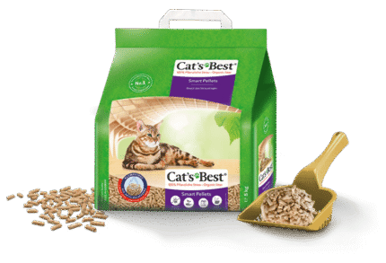 Котешка тоалетна Cat's Best Smart Pellets за дългокосмести котки, 10 литра