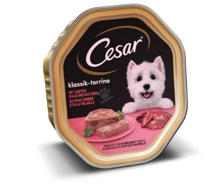 Cesar пастет за кучета с телешко и пилешко, 150 гр.