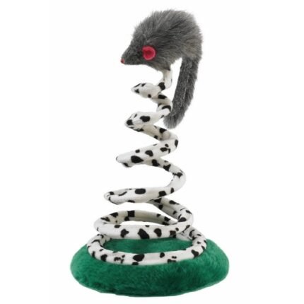 Играчка за котка Ferplast мишка на пружина.