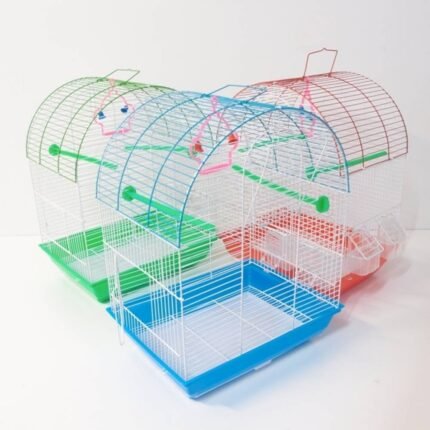 Метална клетка за птички 35x28x46