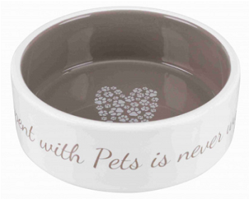 Купa за храна или вода Trixie керамична  0,3л - Ø12см