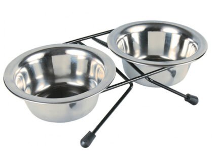 Метални купи на стойка 2 х 0,200L