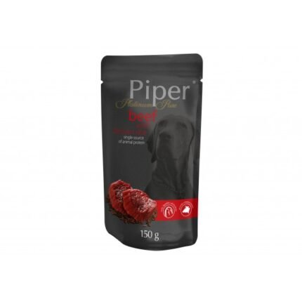 Piper Platinum Adult  пауч за кучета с телешко и кафяв ориз, 150 гр.