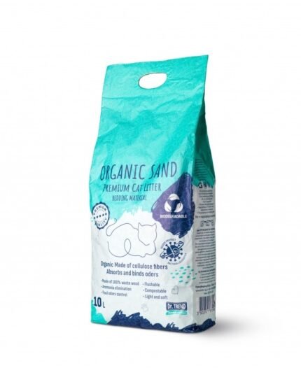 Органична котешка тоалетна Dr Trend Organic Sand, 10L