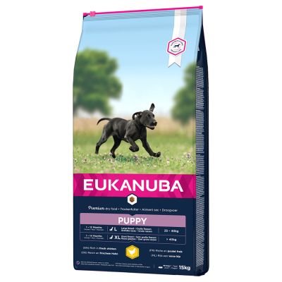 Eukanuba Puppy Large Breed храна за подрастващи кучета от големи породи 18 кг