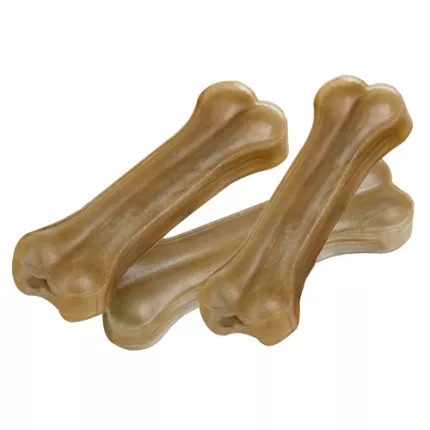 Пресован кожен кокал за кучета, 7см/20гр.