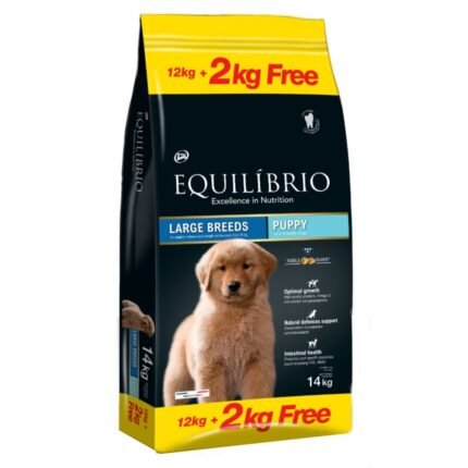 Equilibrio Puppy Large Breeds храна за подрастващи кучета от едри породи 12 + 2 кг