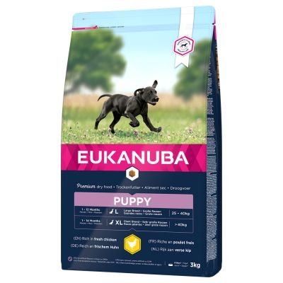 Eukanuba Puppy Large Breed храна за подрастващи кучета от големи породи 3 кг
