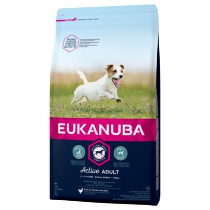 Eukanuba Adult Small Breed храна за кучета от дребни породи 18 кг.