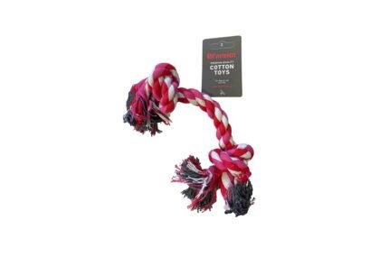 Pet Interest Cotton Toy играчка от памучно въже с два възела, 16мм х 23см