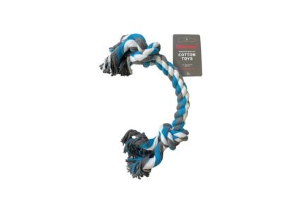 Pet Interest Cotton Toy играчка от памучно въже с два възела, 25мм х 33см