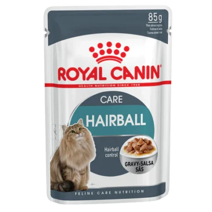 Royal Canin Hairball Cat Adult  пауч за котки срещу космени топки, 85 гр.