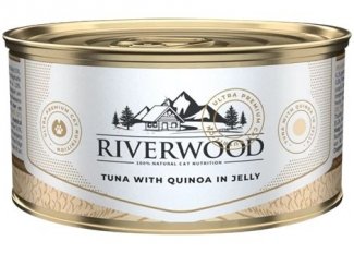 Riverwood консерва за котки риба тон с киноа, 85 гр.