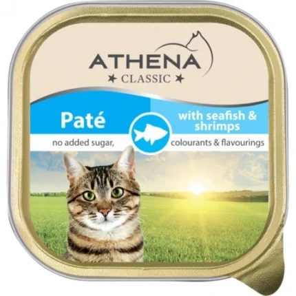Athena Пастет за израснали котки с морски риби и рак 100гр