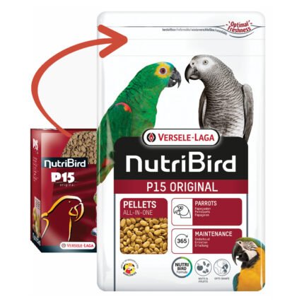 Versele Laga NutriBird P15 Original екструдирана храна за големи папагали 1кг