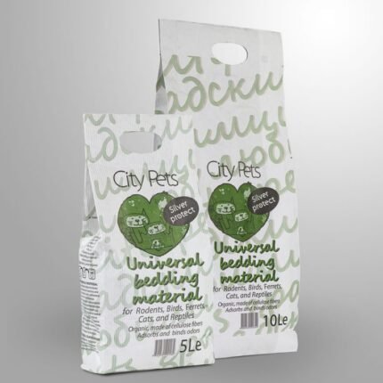 Универсална постелка със сребърни йони CITY PETS, 5 л. пелети