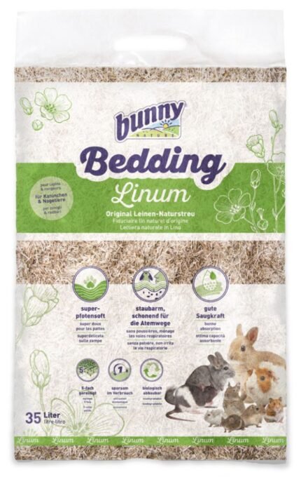 Постелка от лен за гризачи Bunny Bedding, 12.5 л