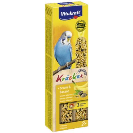Vitakraft крекер за вълнисти папагали със сусам и банан, 2бр.