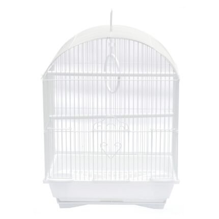 Клетка за малки птици със заоблен покрив, 35х22х28