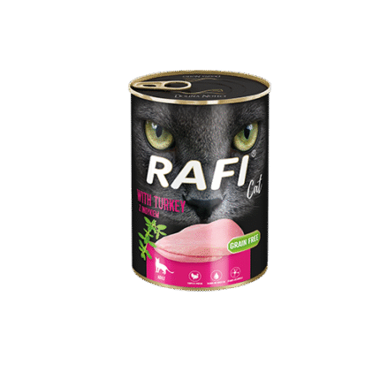 Rafi Cat Turkey консерва за котки с пуйка, 400 гр