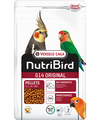 Versele Laga NutriBird G14 Original пълноценна екструдирана храна за средни папагали 1кг