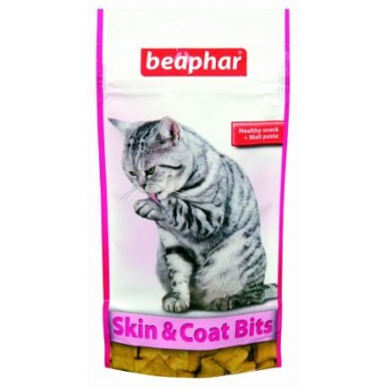 Beaphar Skin Coat Bits хапки за котки за лъскава козина 35 гр