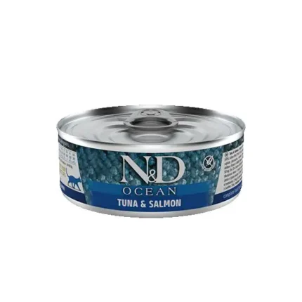 N&D Cat Оcean Tuna & Salmon консерва за котки с риба тон и сьомга 80гр