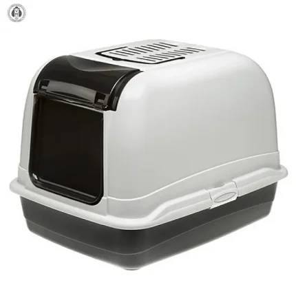 Ferplast Maxi Bella Cabrio закрита котешка тоалетна черна 50 / 65.5 / 47см