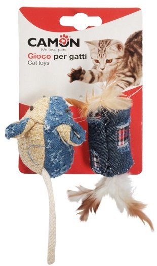 Играчка мишка и цилиндър от плат