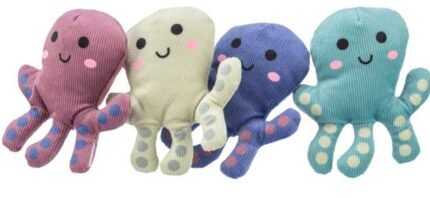 Играчка октопод за котка с катнип 10см