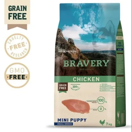 Bravery Chicken Mini Puppy храна подрастващи кученца от дребни породи с пилешко 7 кг