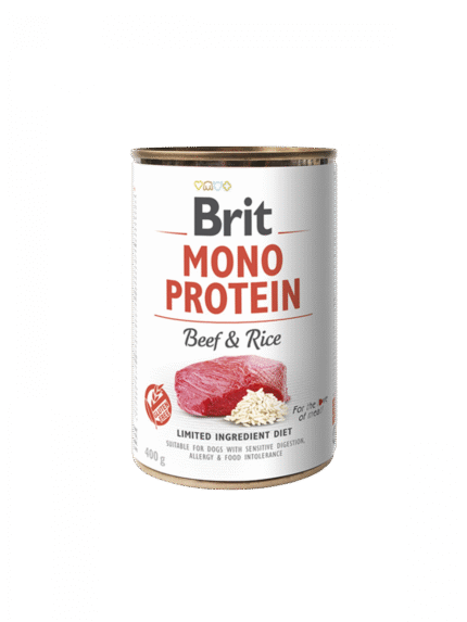 Brit моно протеин говеждо и ориз 400гр