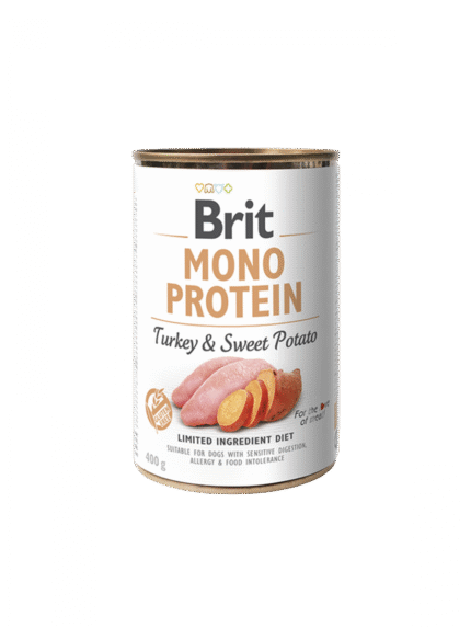 Brit моно протеин пуйка и сладък картоф 400гр