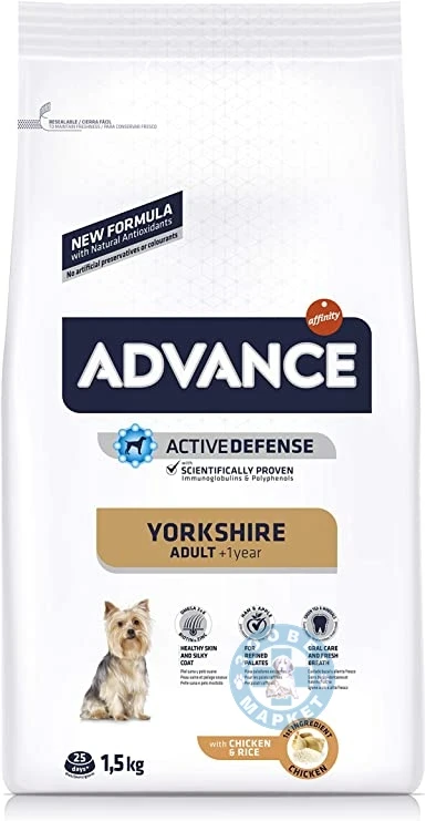 Advance Yorkshire Terrier суха храна за йоркширски териер 1.5кг