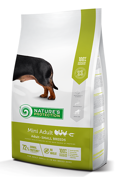 Nature's Protection Mini Adult Суха храна за кучета от малки породи 500гр
