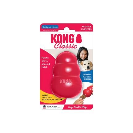 KONG CLASSIC МEDIUM супер здрава играчка за средни кучета 7-16кг