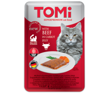 Tomi пауч за котка 100гр различни вкусове