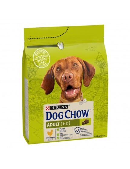 Purina Dog Chow Adult Chicken - Пълноценна храна за кучета от средни породи, с пиле